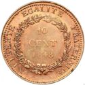 10 Centimes (Essai by Fauqué - Copper)