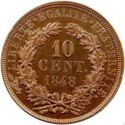10 Centimes (Essai by Oudiné - Copper)