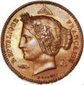 10 Centimes (Essai by Rogat 1-1 - Copper Piedfort)
