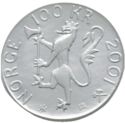 100 Kroner (100th Anniversary of Nobel Peace Prize)