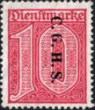 C.G.H.S. on German Officials Watermark "Lozenges Diamond"