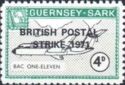 Guernsey Sark British Postal Strike 1971 BAC 1-11