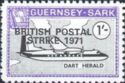 Guernsey Sark British Postal Strike 1971 Dart Herald