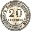 20 Centimes (Essai - Merley. 20 sides)
