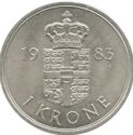 1 Krone (R ♥ B)