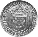 1/12 Ecu (Louis XIV. E - Tours)