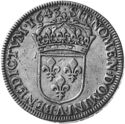 ½ Ecu (Louis XIII. Piedfort)