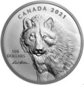 100 Dollars (Wolf Sketch by Robert Bateman)