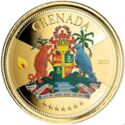 10 Dollars (Coat of arms of Grenada. Color)