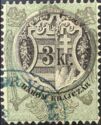 Numeral and Coat of Arms overprinted with Eagle