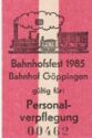 Bahnhofsfest 1985 - Bahnhof Göppingen