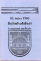 Bahnhofsfest - Frankfurt am Main