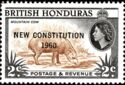 Mountain Cow (Tapirus bairdii) - Overprinted