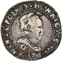 ½ Franc (Henri III - Q - Narbonne)