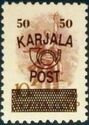 Overprint "KARJALA POST"