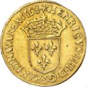 1 Ecu d'or (Henri IV. S - Troyes)