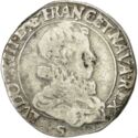 ½ Franc (Louis XIII. S - Troyes)