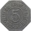 5 Pfennig (Frank'sche Eisenwerke)