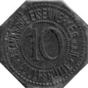 10 Pfennig (Frank'sche Eisenwerke)