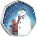 50 Pence (Snowman - Silver)