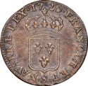 ½ Sols (Louis XV - S - Reims)