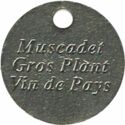 (picture bunch of grapes) / Muscadet-Gros Plant-Vin de Pays