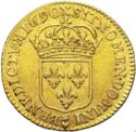 ½ Louis d'or (Louis XIV. Older head. X - Amiens)