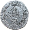 ¼ Franc (Henri III - G - Poitiers)