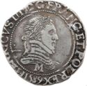 ¼ Franc (Henri III - M - Toulouse)