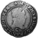 ¼ Franc (Henri III - C - Saint-Lô)