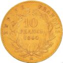 10 Francs (Laureate head - A - Paris)