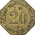 20 Pfennig (Lebens-Bedürfnis-Verein E.G.)