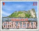 View of the Rock of Gibraltar from the East