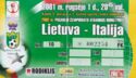 2002 World Cup Qualifiers - Lithuania Vs. Italy