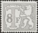 Heraldic Lion with Small Numeral