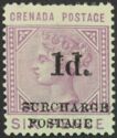 Queen Victoria (1819-1901) - Overprinted SURCHARGE POSTAGE
