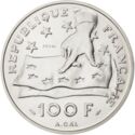 100 Francs (Essai 395th Anniversary of René Descartes)