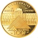 100 Francs (Bicentennial of the louvre - Napoleon crowning Josephine)