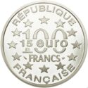 100 Francs (15 euro - Grand Place, Bruxelles)