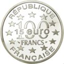 100 Francs (15 euro - Rock of Cashel, Ireland)
