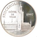 100 Francs (15 euro - City Hall, Stockholm)