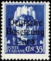 Italian Stamp Overprinted Deutsche Besetzung Zara