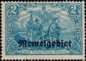 Be united! (Genius), overprint Memel-Area