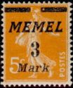 The Seederess, overprint Memel