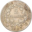 2 Francs (Emperor - U - Turin)