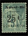 Type Alphée Dubois overprinted and surcharged
