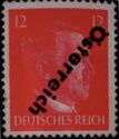 Adolf Hitler (1889-1945), Chancellor overprinted Ă–sterreich