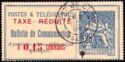 Overprint "Taxe réduite à 0,15 centimes"