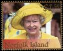Queen Elizabeth II wearing Yellow Hat