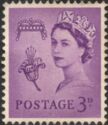 Krone, Guernsey Lily, Wilding Portrait (3 penny)